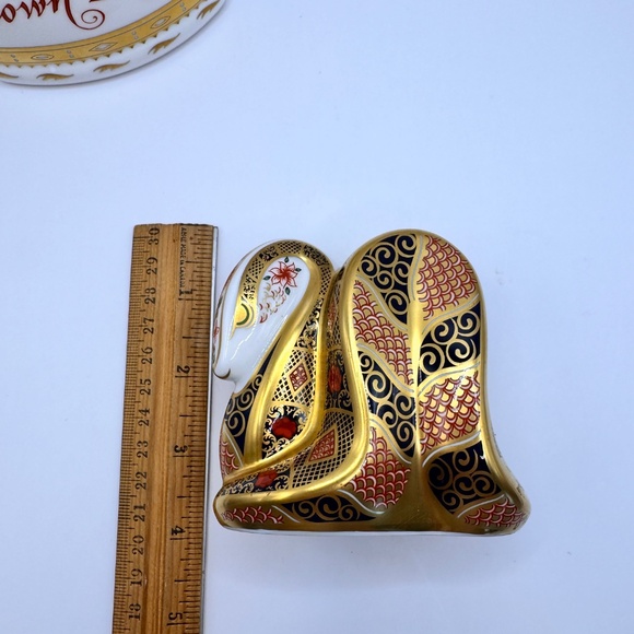 Royal Crown Derby Old Imari Snake paperweight. 2001 year of the Snake. - Picture 9 of 12